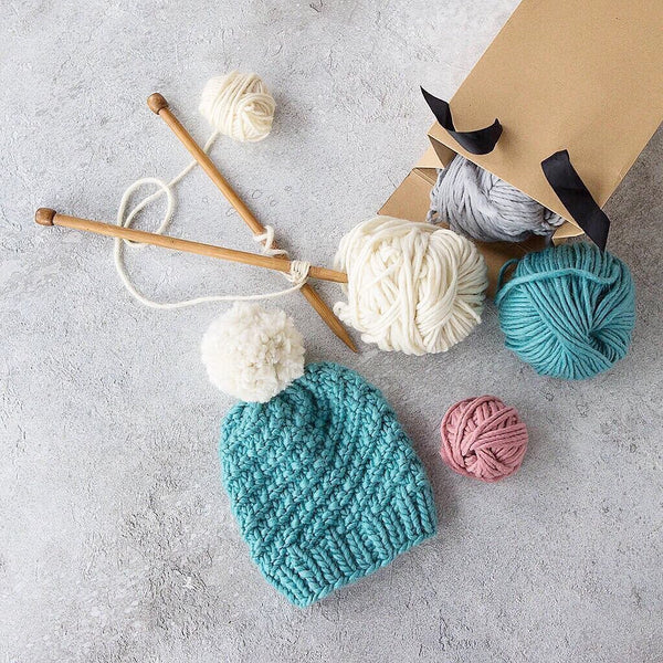  Katech Knitting Loom Kit, Pompom Hat Knitting Loom Kit