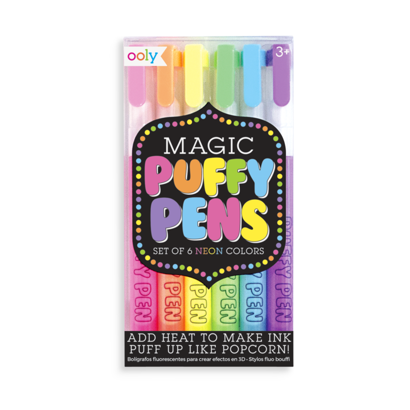 Magic Neon Puffy Pens