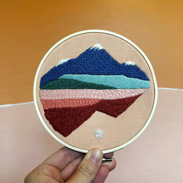 Mountainscape Embroidery Kit