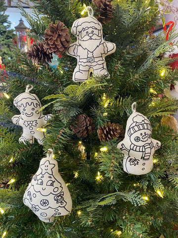 Kiboo Kids - Christmas Ornaments for Coloring