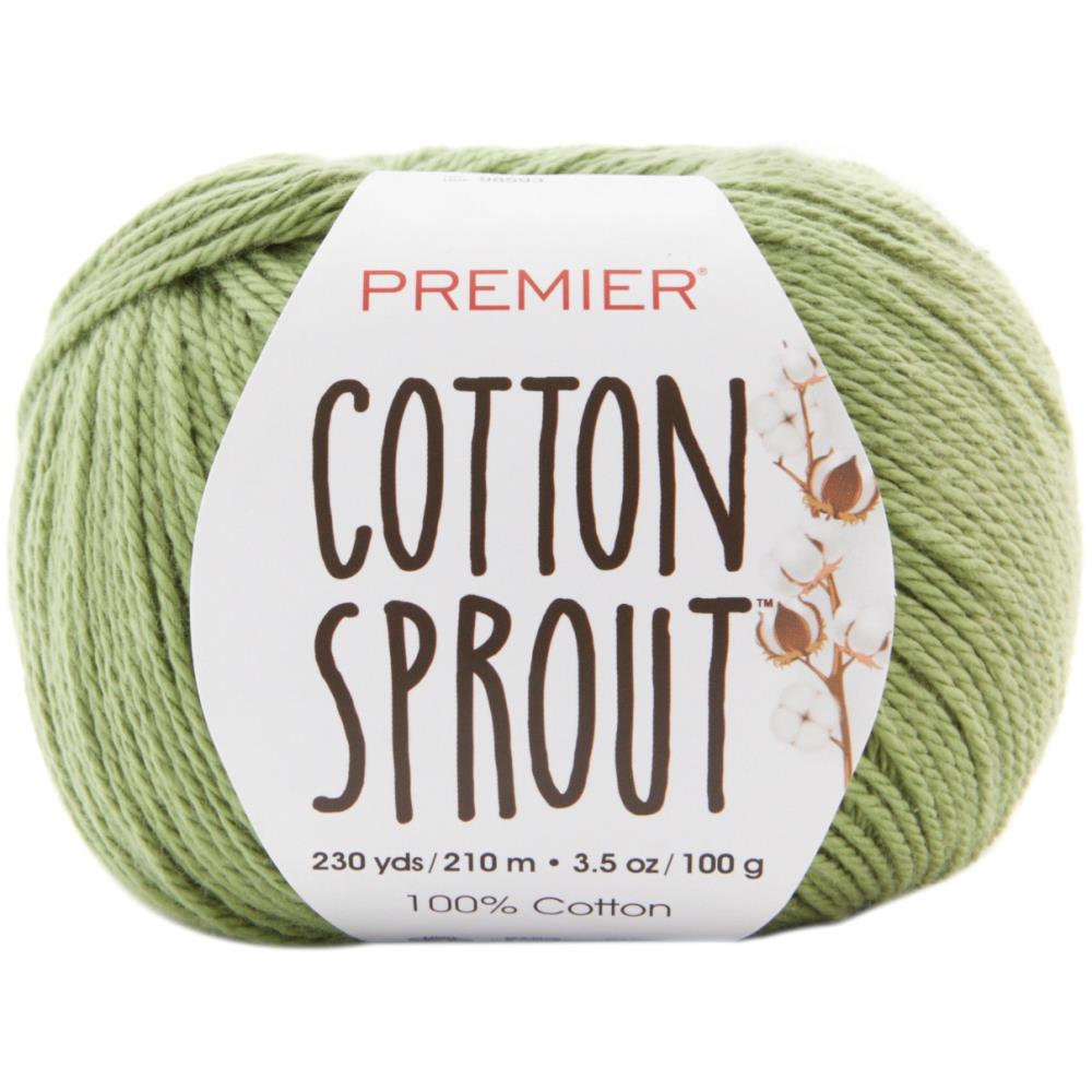 Premier Yarns Cotton Sprout DK, Natural Cotton Yarn, Machine-Washable, DK  Yarn for Crocheting and Knitting, Lavender, 3.5 oz, 230 Yards