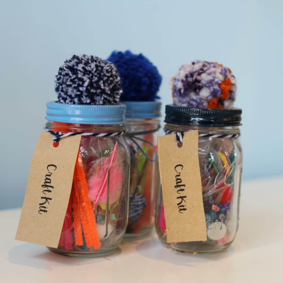 Sewing and Craft Kit Mason Jar