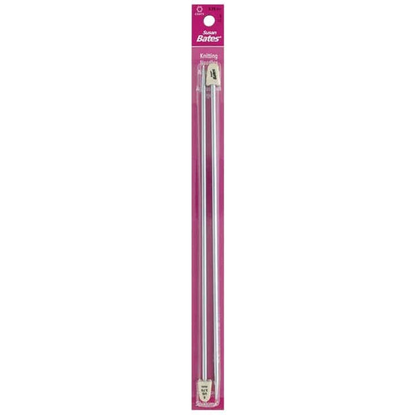 10" Silvalume Knitting Needles