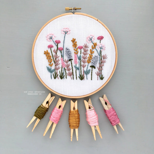 Wildflower Embroidery Kit by Other Adventures Embroidery Co