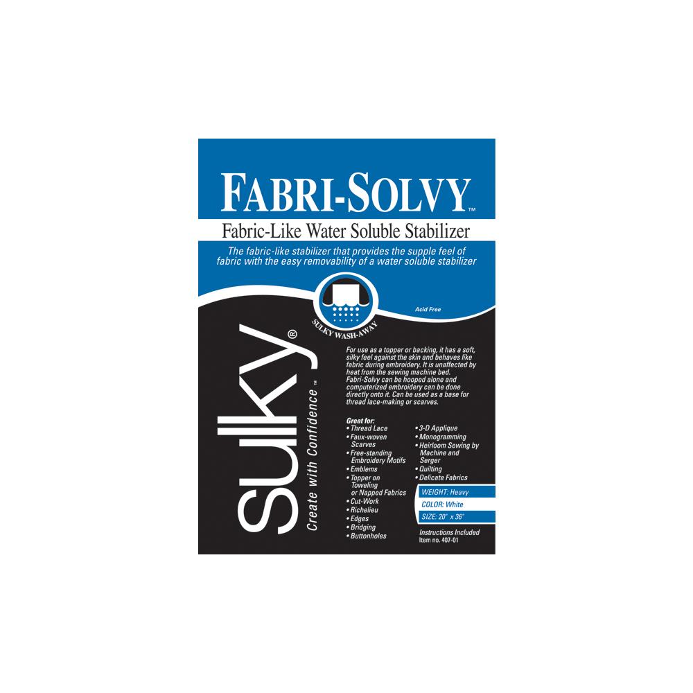 Sulky Fabri-Solvy Soluble Stabilizer