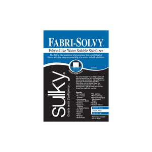 Sulky Fabri-Solvy Soluble Stabilizer
