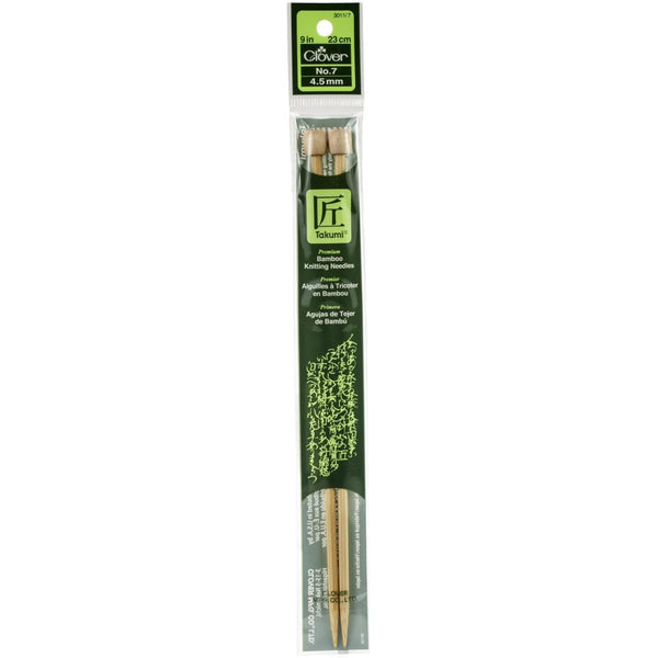 Clover Takumi Bamboo Single Point Knitting Needles