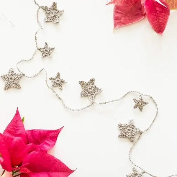 Tiny Crochet Star Garland Kit