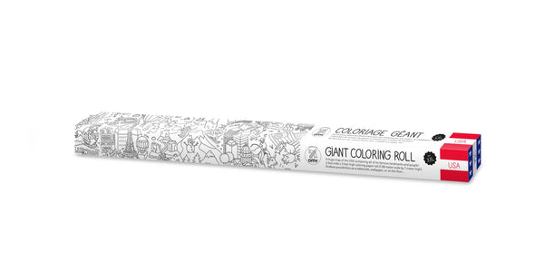 OMY Giant Coloring Roll Poster: USA XXL