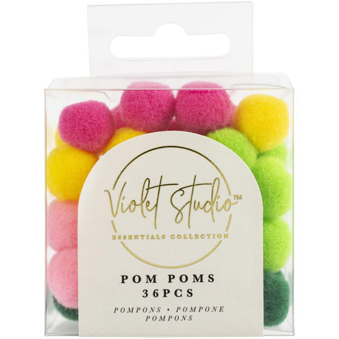 Violet Studio Pom Pom Pack 36/Pkg