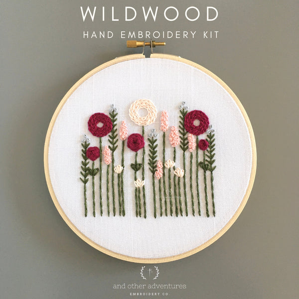 Wildflower Embroidery Kit by And Other Adventures Embroidery Co