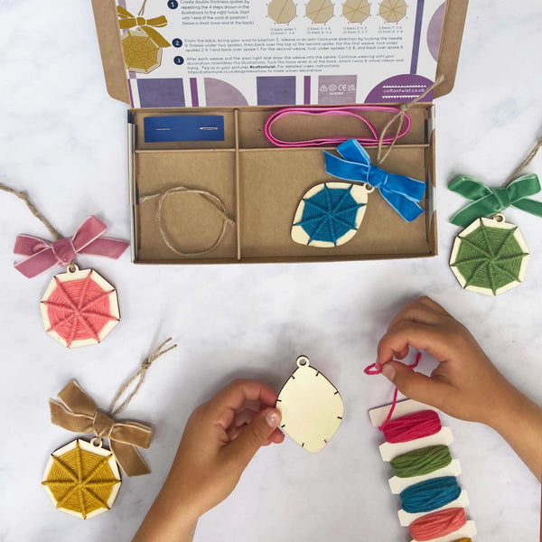 Woven Hanging Decorations Craft Kit